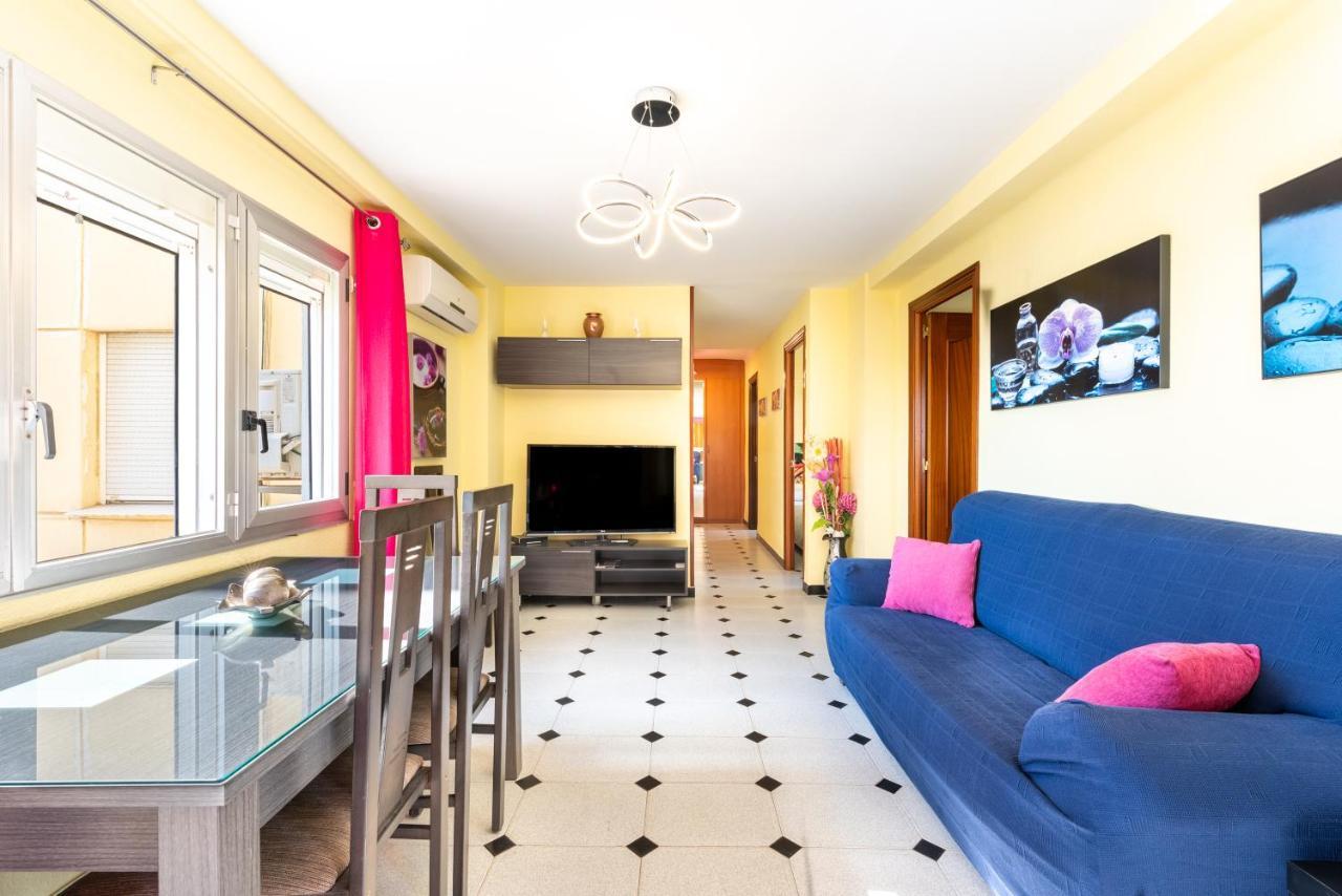 50 Mts Beach With Sea Views Pool Algarrobo Costa Bagian luar foto