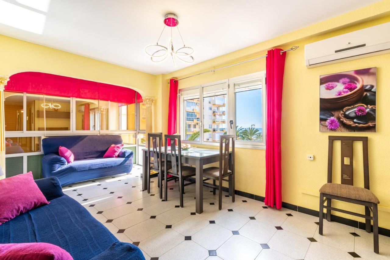 50 Mts Beach With Sea Views Pool Algarrobo Costa Bagian luar foto