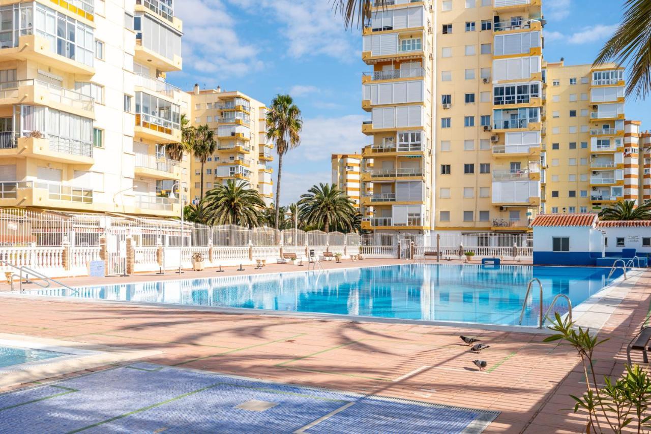 50 Mts Beach With Sea Views Pool Algarrobo Costa Bagian luar foto