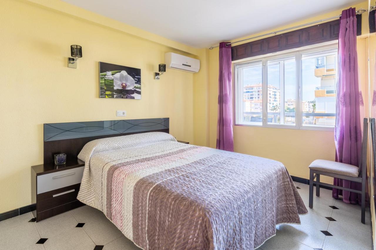 50 Mts Beach With Sea Views Pool Algarrobo Costa Bagian luar foto