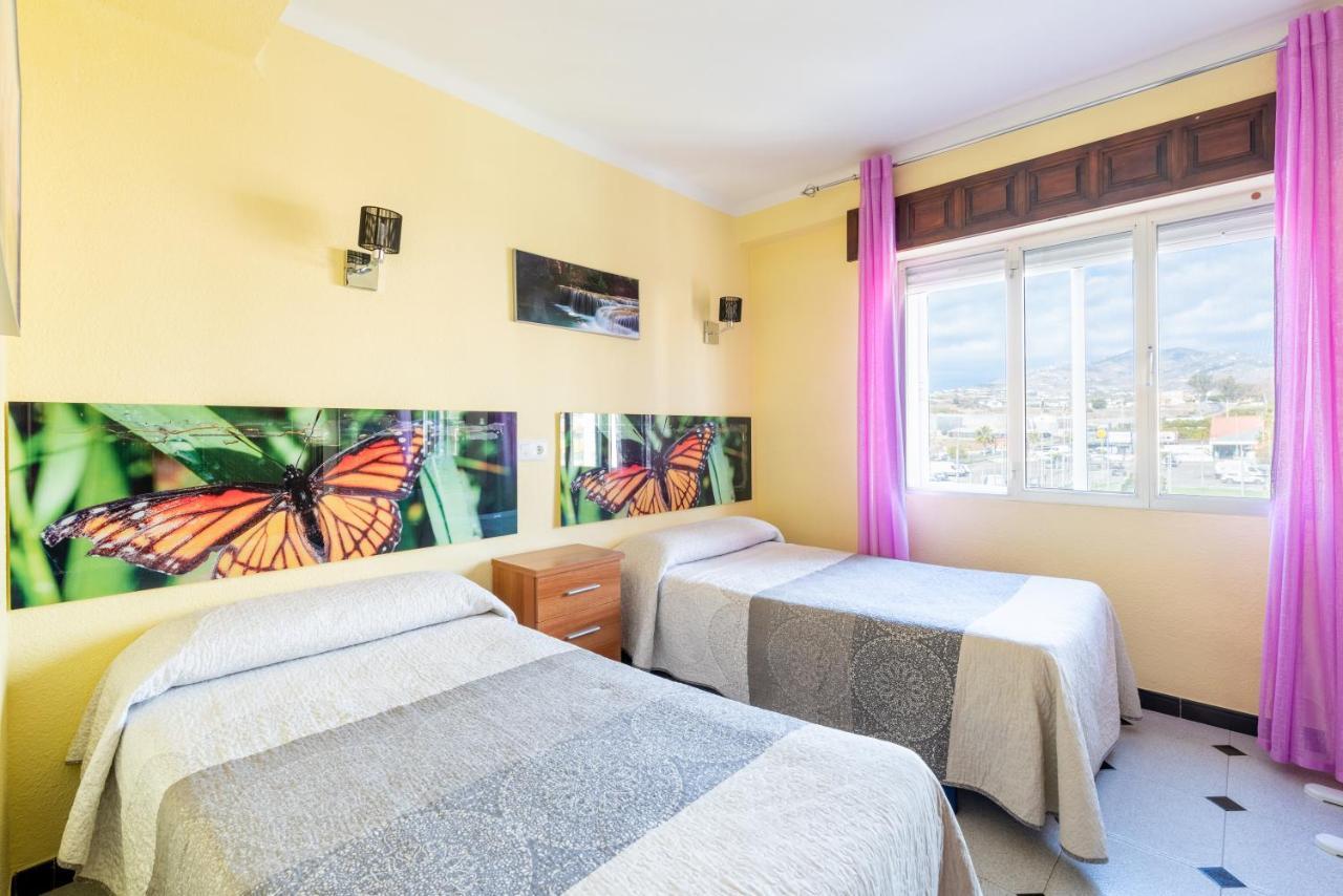 50 Mts Beach With Sea Views Pool Algarrobo Costa Bagian luar foto